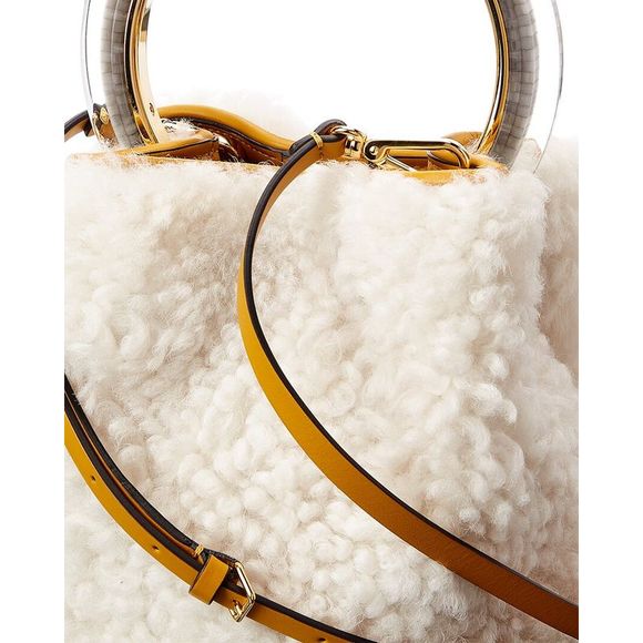 Marni Pannier Shearling Bucket Bag - Picture 3 of 4